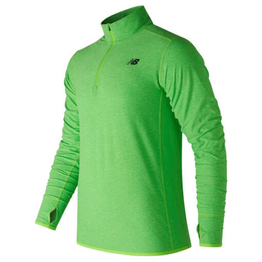 Langærmet T-shirt til Mænd New Balance TOP SPACE Grøn