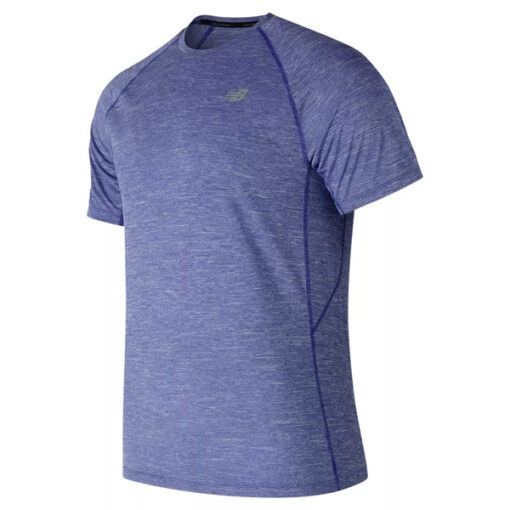 Kortærmet T-shirt til Mænd New Balance MT81095 TRY Blå