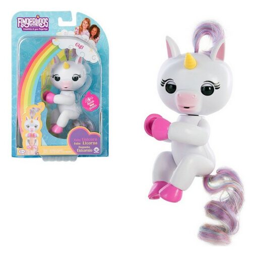 Dukke Unicorn Gigi Fingerlings Hvid 117085