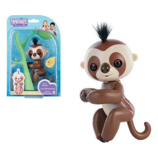 Dukke Baby Sloth Fingerlings Brun 117511