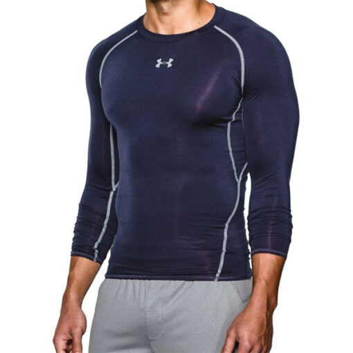 Men's Long Sleeved Compression T-shirt  Under Armour 1257471-410 Marineblå