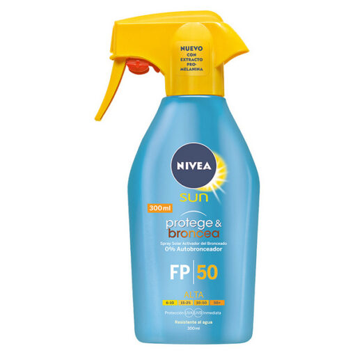 Solcreme spray Protege & Broncea Nivea SPF 50 (300 ml)