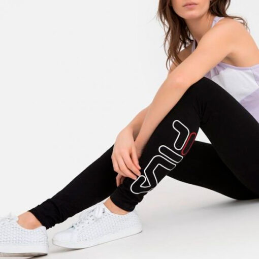 Sport leggins til kvinder Fila 687124 Sort - Image 4