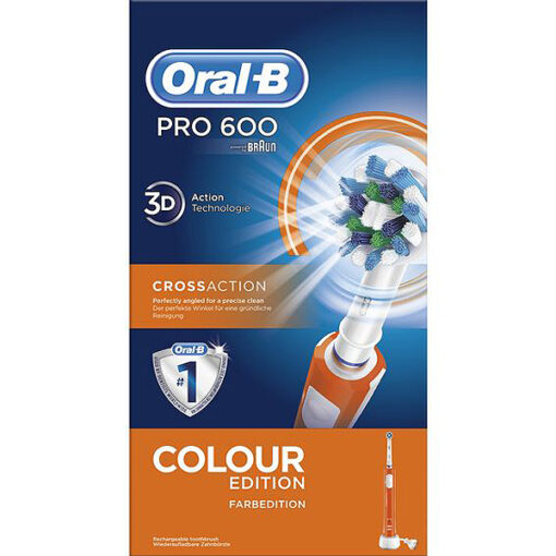 Elektrisk tandbørste Oral-B 600 Pro Hvid Orange - Image 5
