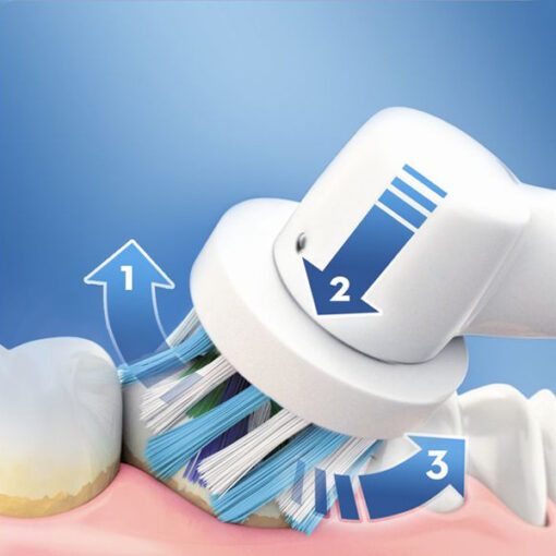Elektrisk tandbørste Oral-B 600 Pro Hvid Orange - Image 2