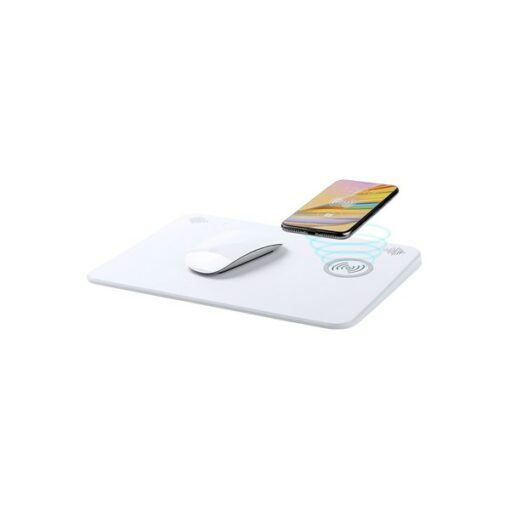 Måtte med Qi trådløs oplader Bluetooth 4000 mAh 2W Hvid 146126 - Image 4