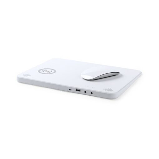 Måtte med Qi trådløs oplader Bluetooth 4000 mAh 2W Hvid 146126 - Image 3