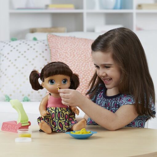 Baby Alive Super Snackin' Nudler Baby (Brunette) Hasbro - Image 2