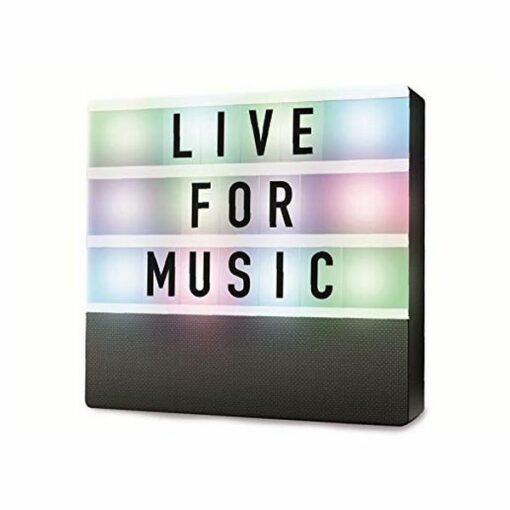 Bærbare Bluetooth-højttalere Denver Electronics BTL-50 LED Sort