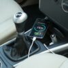 USB billader med håndfrit sæt 2100 mAh Bluetooth 145527 - Image 2
