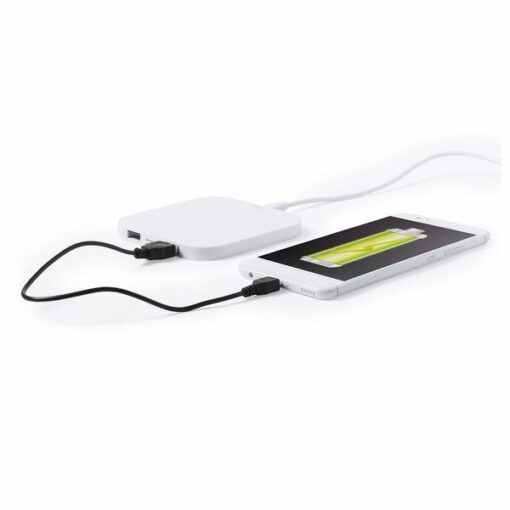 Trådløse Oplader til Smartphones Qi 2100 mAh USB 145764 - Image 2