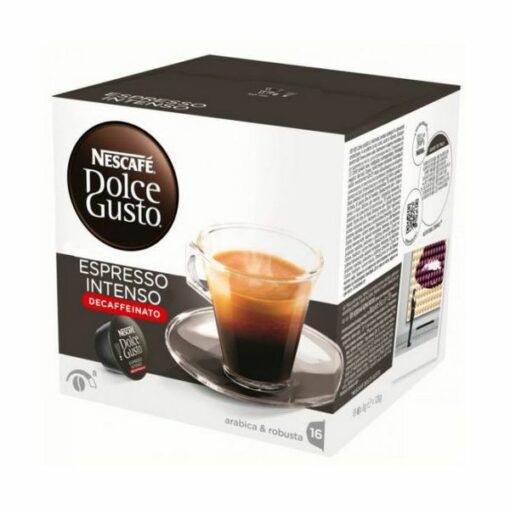 Kaffekapsler Nescafé Dolce Gusto 60924 Espresso Intenso Decaffeinato (16 uds)