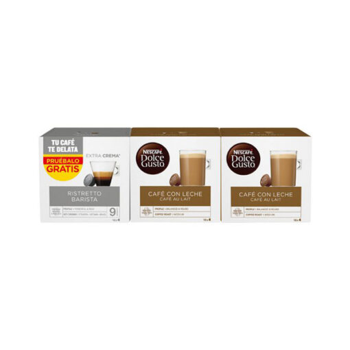Kaffekapsler Nescafé Dolce Gusto Cafe Au Lait Ristretto Barista (48 uds)