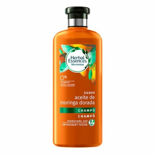 Shampoo Bio Suave Aceite De Moringa Dorada Herbal (400 ml)