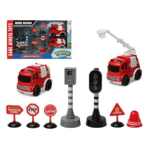 Brandmand Sæt Traffic City 112840 (9 pcs)