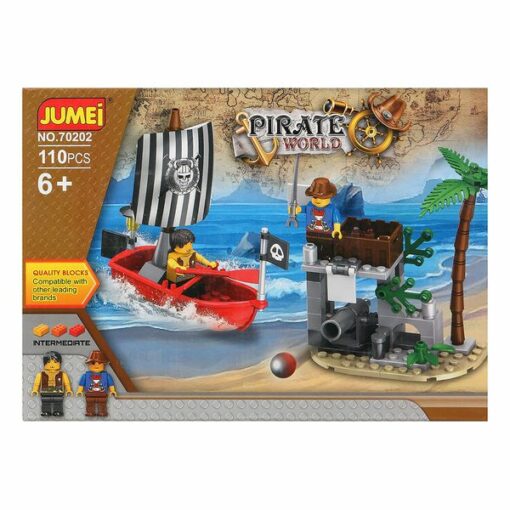 Byggespil med Blokke Pirate World 119610 (110 pcs)