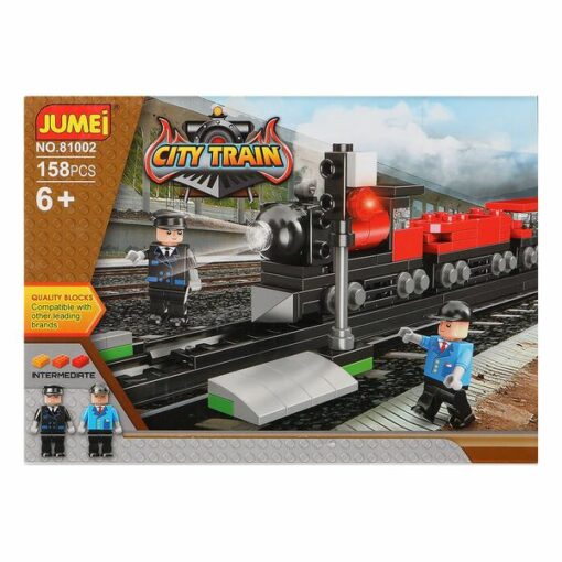 Byggespil med Blokke City Train 119818 (158 pcs)
