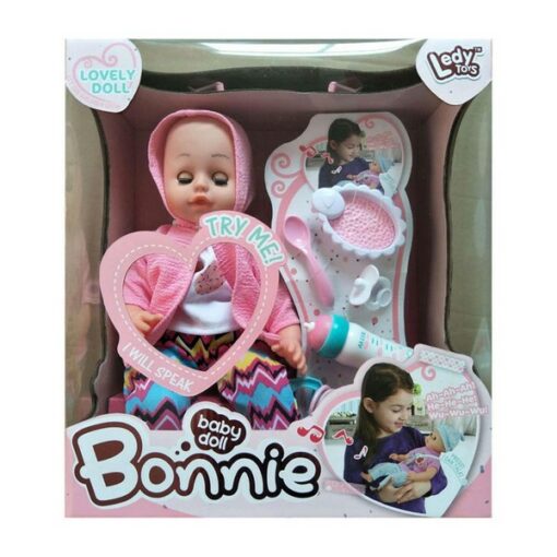 Babydukke med tilbehør 110128