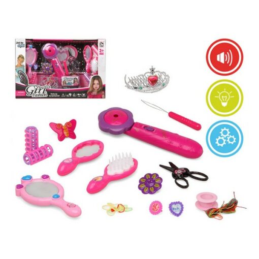 Sæt til Børnefrisør Girl Fashion Pink 118230 - Image 2