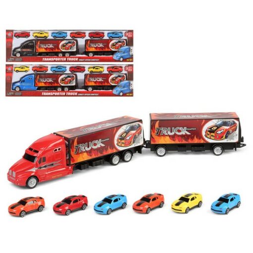 Autotransporter Lastbil og Biler (59 x 15 cm)