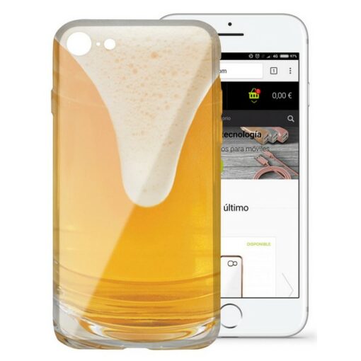 Mobilcover Iphone 7/8 KSIX Flex TPU Øl