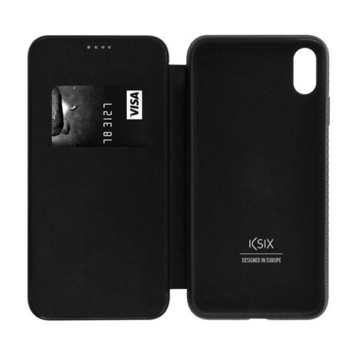 Folie Cover til Mobiltelefon Iphone Xs Max KSIX Executive Sort - Image 3