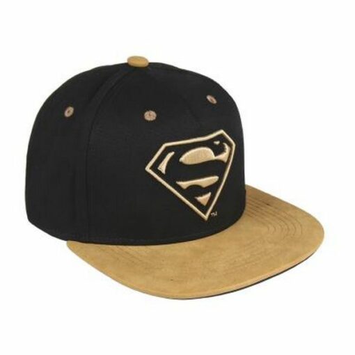 Børnekasket Black Superman 1001 (58 cm)