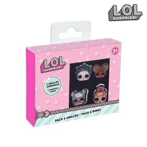 Fingerring til piger LOL Surprise! 71122 (6 pcs)