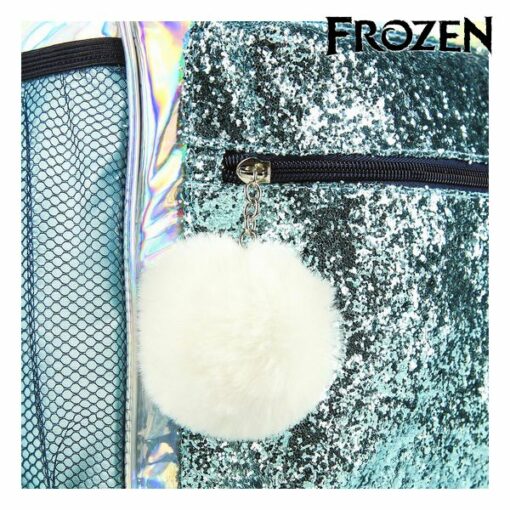 Skoletaske Frozen 72679 Lyseblå Metallic - Image 5