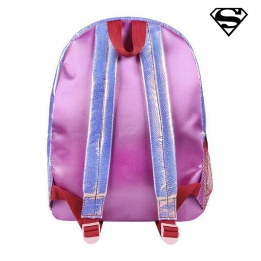 Skoletaske Superman Pink - Image 4