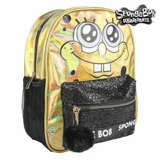 Casual Rygsæk Spongebob 72721 Gylden Sort