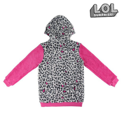 Sweatshirt med hætte til piger LOL Surprise! 74834 Grå Pink - Image 5