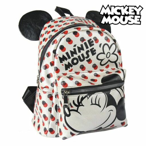 Casual Rygsæk Minnie Mouse 72820 Hvid