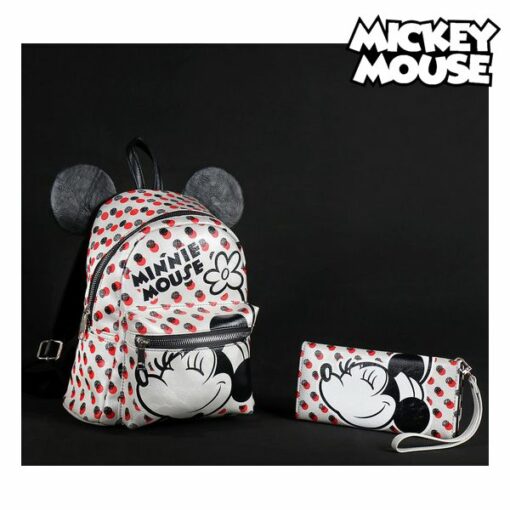 Casual Rygsæk Minnie Mouse 72820 Hvid - Image 4