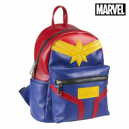 Casual Rygsæk Captain Marvel 72855 Blå Rød Gul