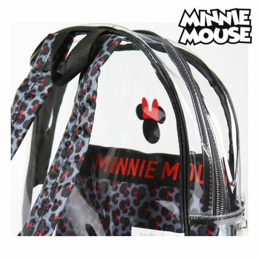 Skoletaske Minnie Mouse 72903 Gennemsigtig Sort - Image 2