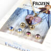 Sæt med halskæde og øreringe Frozen 71365 Gylden - Image 2