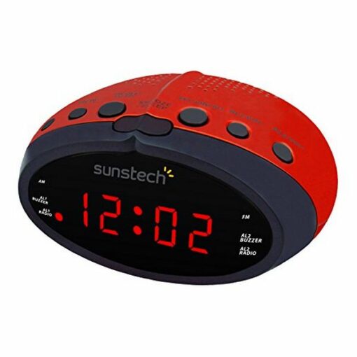Clockradio Sunstech FRD16RD Rød