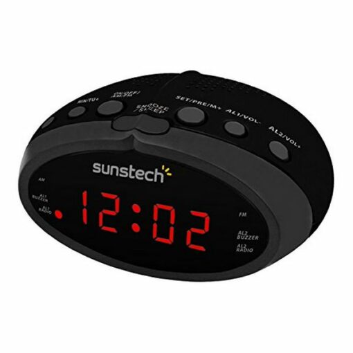 Clockradio Sunstech FRD16BK Sort
