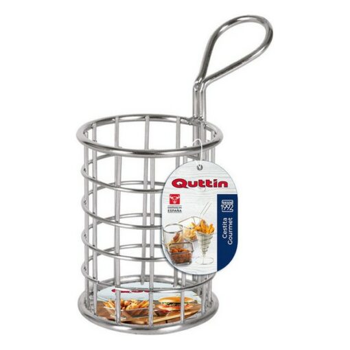 Kurv til præsentation af aperitiffer Quttin Cirkulær Rustfrit stål (ø 7 x 9 cm)