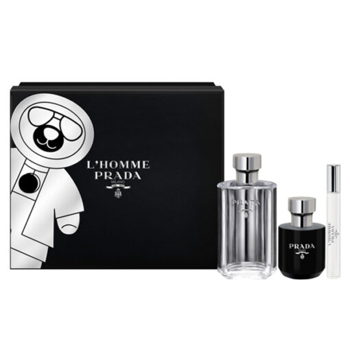Parfume sæt til mænd L'homme Prada (3 pcs)