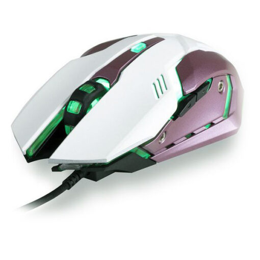 LED gaming-mus NGS GMX-100 2400 dpi LED Hvid Pink - Image 3