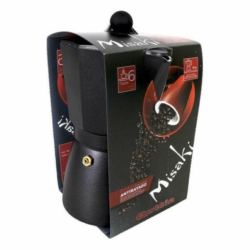 Italiensk Kaffekande Quttin Misaki (6 Skodelice) Sort