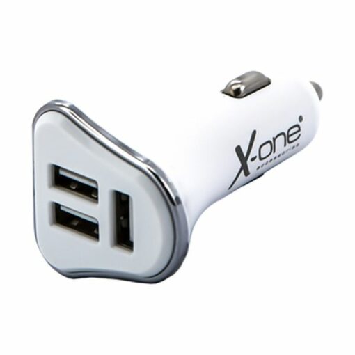 Biloplader Ref. 138178 3 x USB-A Hvid