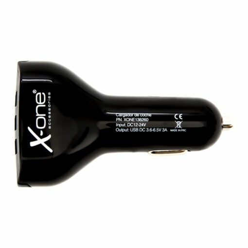 Biloplader Ref. 138260 3 x USB-A Sort - Image 2