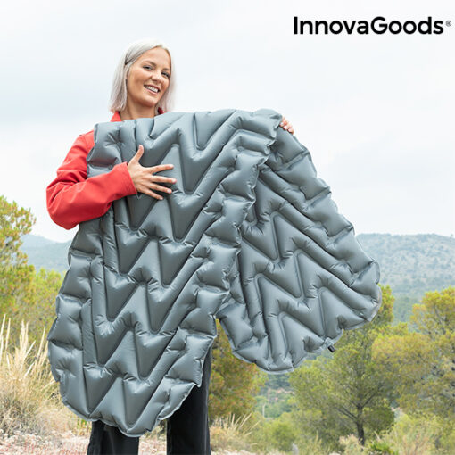Oppustelig madras og hovedpude Ultralight InnovaGoods - Image 7
