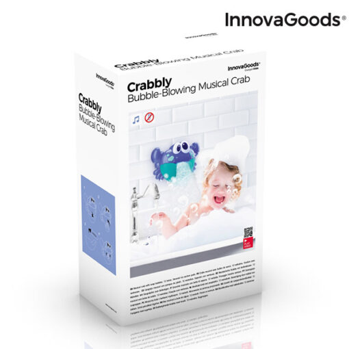 Musikalsk sæbeboble krabbe med til badet Crabbly InnovaGoods - Image 2