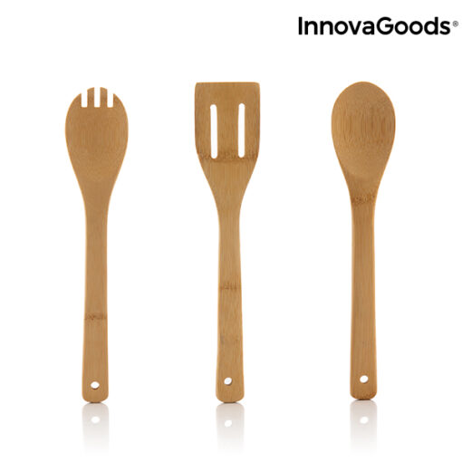 Set of Magnetic Spice Racks with Bamboo Utensils Bamsa InnovaGoods 7 Dele - Image 13