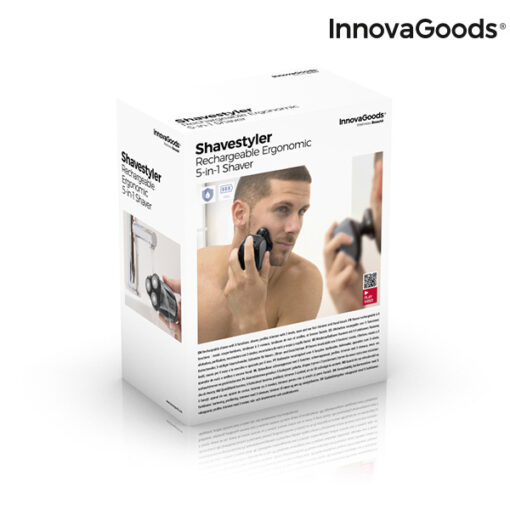 5 i 1 multifunktionel ergonomisk genopladelig barbermaskine Shavestyler InnovaGoods - Image 2