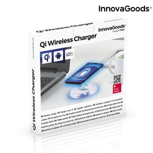 Trådløse Oplader til Smartphones Qi Wh InnovaGoods - Image 2